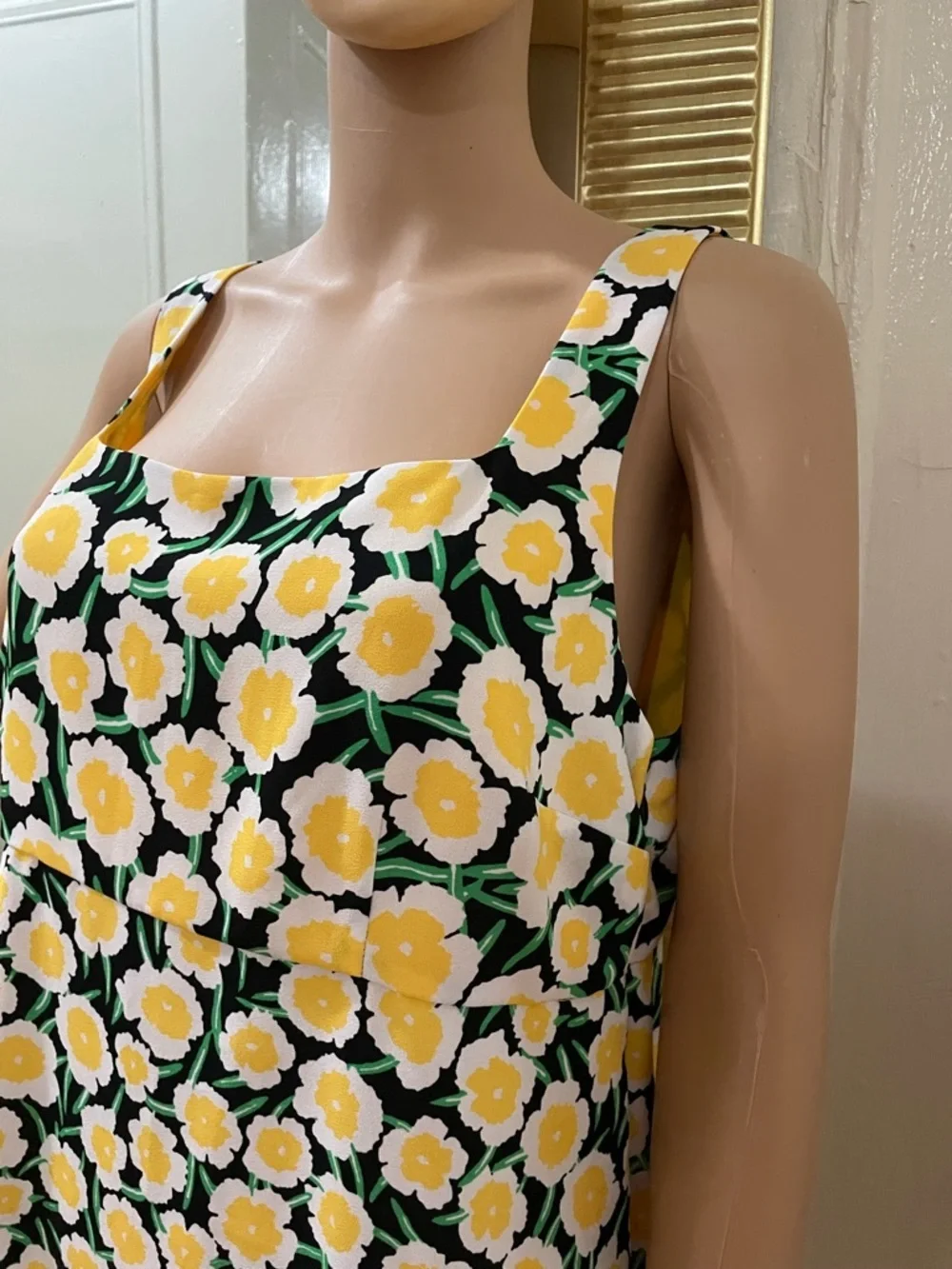 Diane Von Furstenberg Yellow Floral Print Dress by for target - Picture 5 of 16